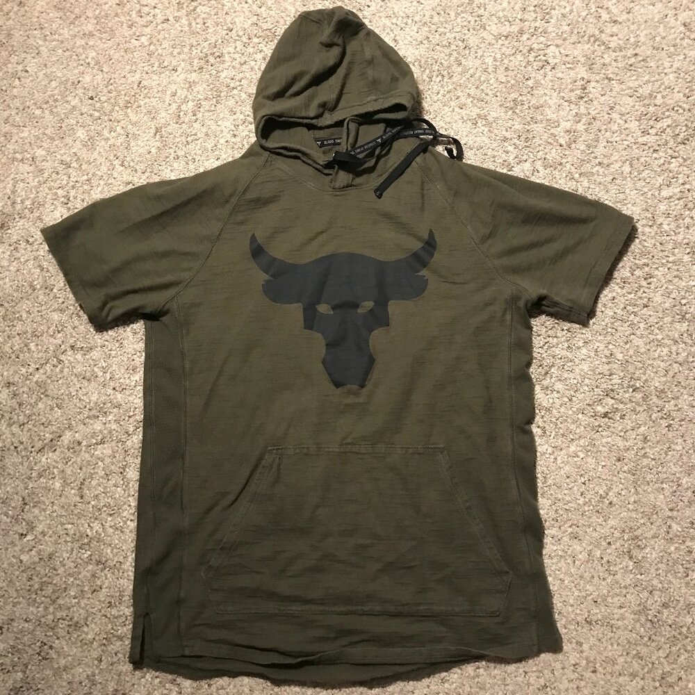 Under Armour Project Rock Short Sleeve Hoodie